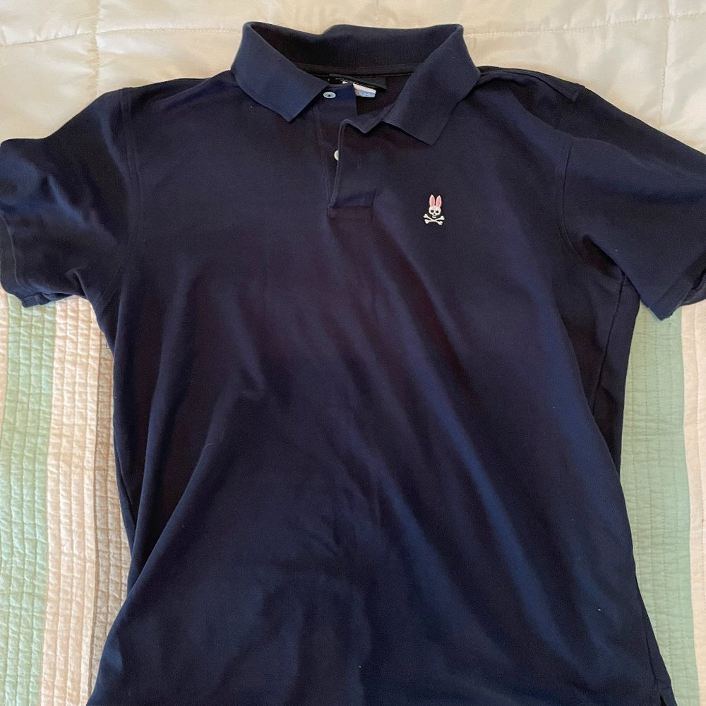 Navy Psycho Bunny Polo Shirt